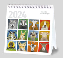 Laden Sie das Bild in den Galerie-Viewer, Kalender Tierporträts 2024