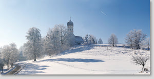 Holzhauser Kirche mit Komet
